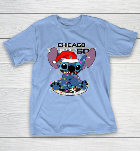Chicago White Sox MLB noel stitch Baseball Christmas T-Shirt 8