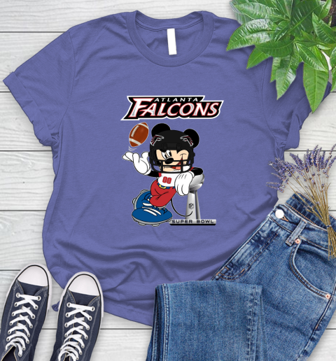 NFL Atlanta Falcons Mickey Mouse Disney Super Bowl Football T Shirt Women's T-Shirt 11