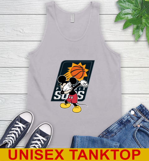 Phoenix Suns NBA Basketball Dabbing Mickey Disney Sports Tank Top 4