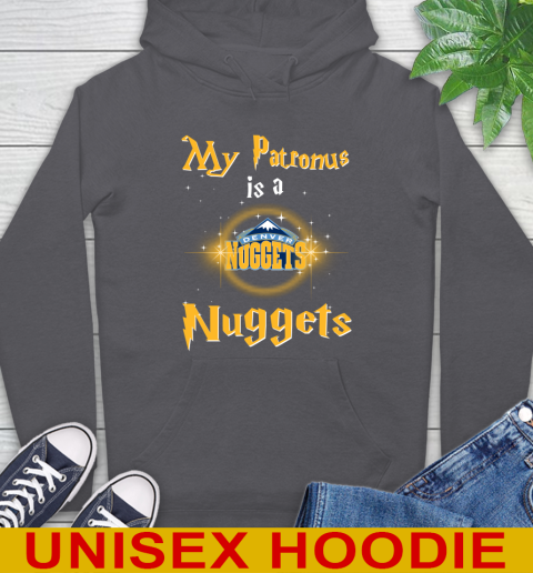 NBA Basketball Harry Potter My Patronus Is A Denver Nuggets Hoodie 7