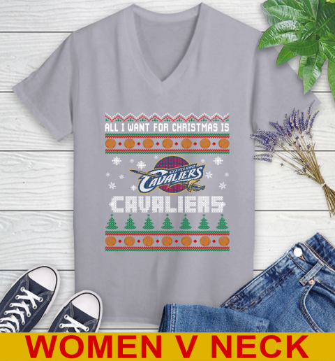 NBA All I Want For Christmas Is Cleveland Cavaliers Basketball Sports 76