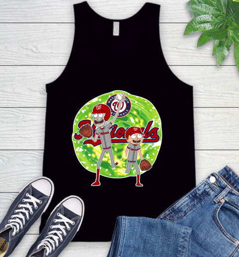 MLB Washington Nationals Rick And Morty Baseball Sports Tank Top 2