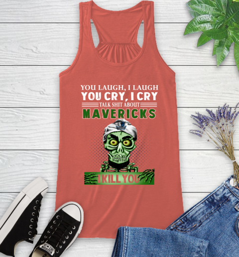 NBA Talk Shit About Dallas Mavericks I Kill You Achmed The Dead Terrorist Jeffrey Dunham Basketball Racerback Tank 3