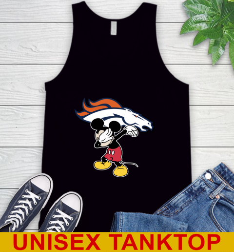 Denver Broncos NFL Football Dabbing Mickey Disney Sports Tank Top 2