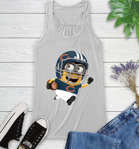NFL Chicago Bears Minions Disney Football Sports Racerback Tank