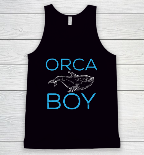 Funny Orca Lover Graphic for Boys Men Kids Whale Tank Top