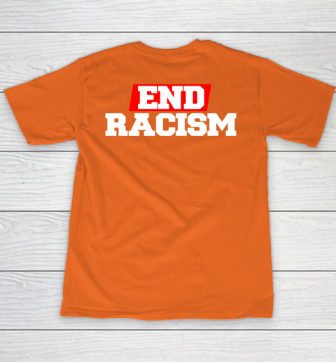NFL End Racism Print In Front And Back Youth T-Shirt 12