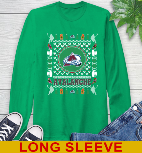 Colorado Avalanche Merry Christmas NHL Hockey Loyal Fan Long Sleeve T-Shirt 8