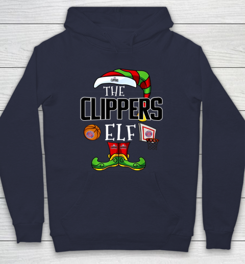 LA Clippers Christmas ELF Funny NBA Hoodie 2