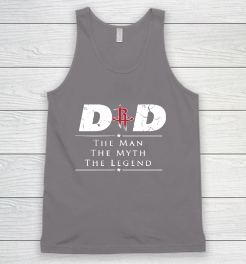 Houston Rockets NBA Basketball Dad The Man The Myth The Legend Tank Top 6