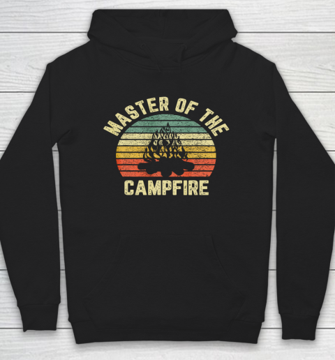 Master of the Campfire Camping Shirt Vintage Camper Hoodie