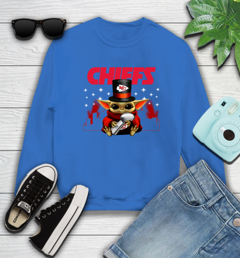 Super Bowl Baby Yoda Loves The Kansas City Chiefs Star Wars NFL Shirts 34