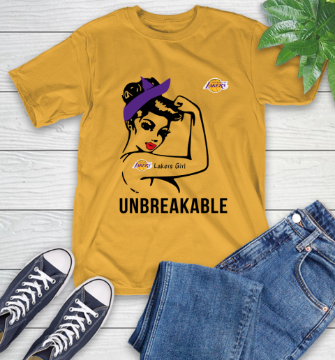 NBA Los Angeles Lakers Girl Unbreakable Basketball Sports T-Shirt 2