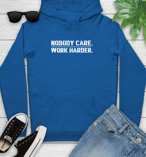 Lamar Jackson Nobody Cares Work Harder Youth Hoodie 11