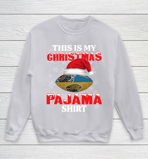 Jacksonville Jaguars This Is My Christmas Pajama Shirt NFL Youth Sweatshirt 3