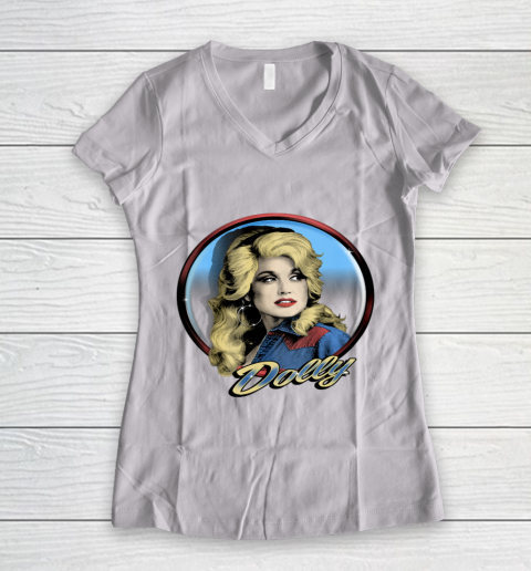 Dolly Parton Western Women's V-Neck T-Shirt