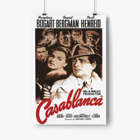 Original Casablanca  Movie Poster