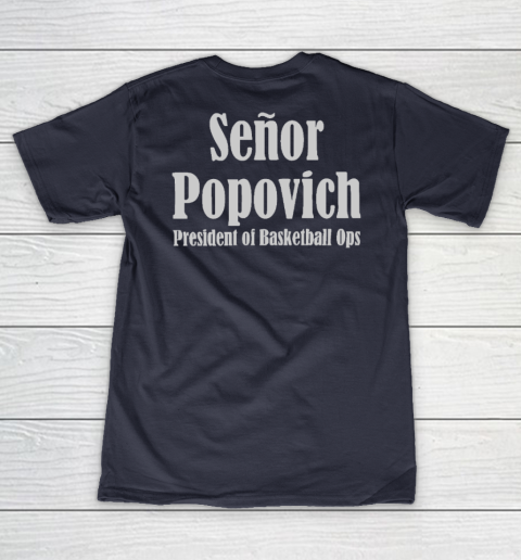 Coach Pop El Jefe (print on front and back) V-Neck T-Shirt 8