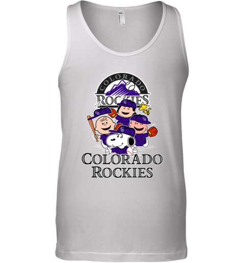 Colorado Rockies Youth Sleeveless T-Shirt - Heather Gray