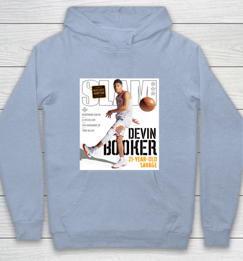 Devin Booker Slam Magazine Cover Phoenix Suns Youth Hoodie 5