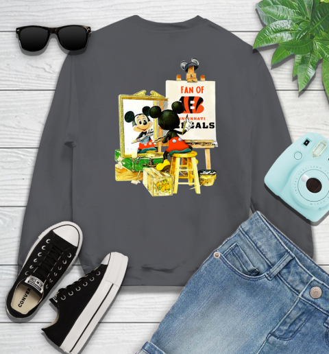 NFL Football Cincinnati Bengals Mickey Drawing Shirt 30