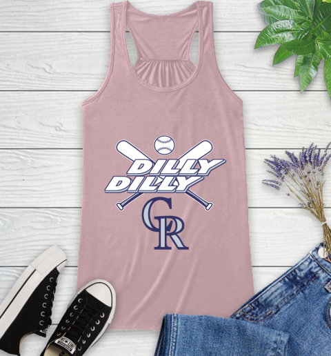 MLB Colorado Rockies Dilly Dilly Baseball Sports Racerback Tank 11