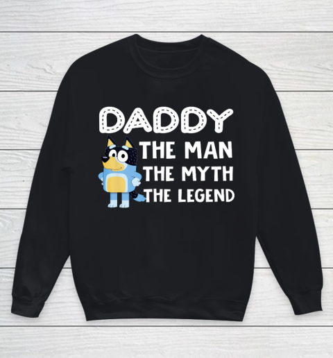 Bluey Dad Working For Father Day Lover Youth Sweatshirt