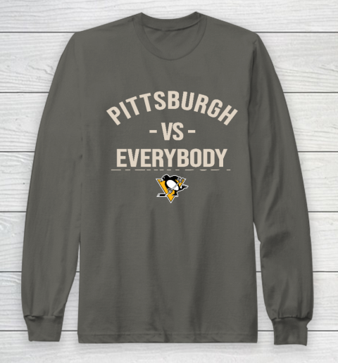 Pittsburgh Penguins Vs Everybody Long Sleeve T-Shirt 5