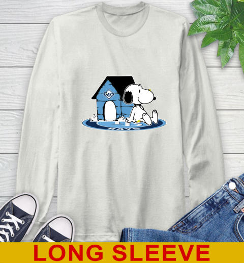 MLB Baseball Tampa Bay Rays Snoopy The Peanuts Movie Shirt Long Sleeve T-Shirt 12