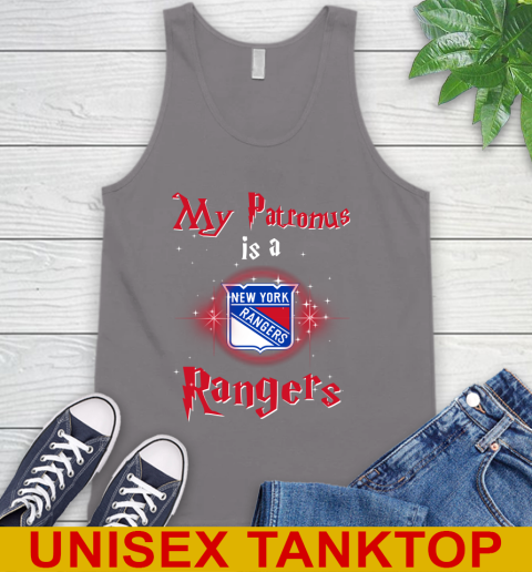 NHL Hockey Harry Potter My Patronus Is A New York Rangers Tank Top 6