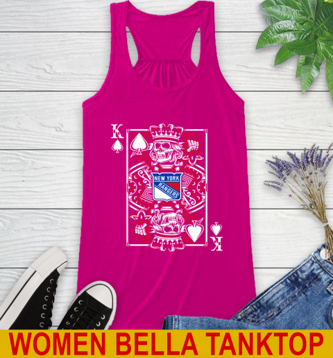 New York Rangers NHL Hockey The King Of Spades Death Cards Shirt Racerback Tank 6