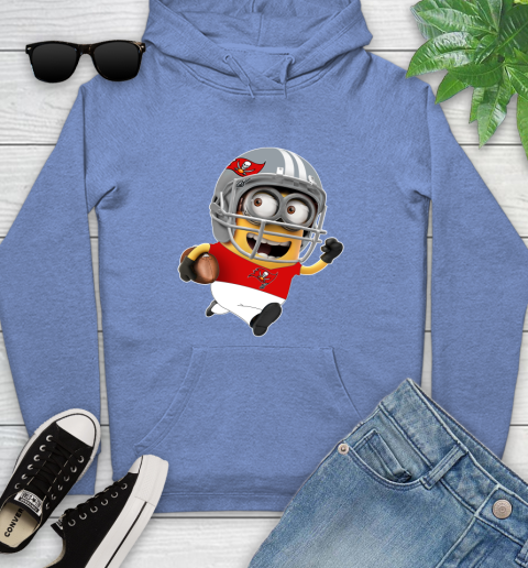 NFL Tampa Bay Buccaneers Minions Disney Football Sports Youth Hoodie 12