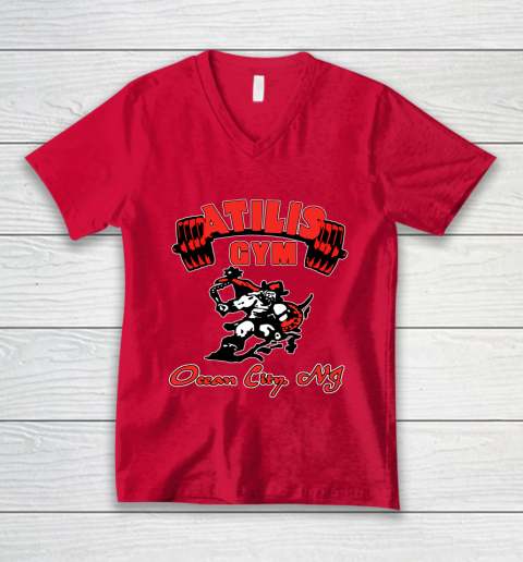 Atilis Gym Ocean City NJ V-Neck T-Shirt 3