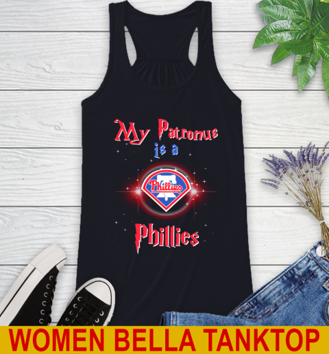 MLB Baseball Harry Potter My Patronus Is A Philadelphia Phillies Racerback Tank 8