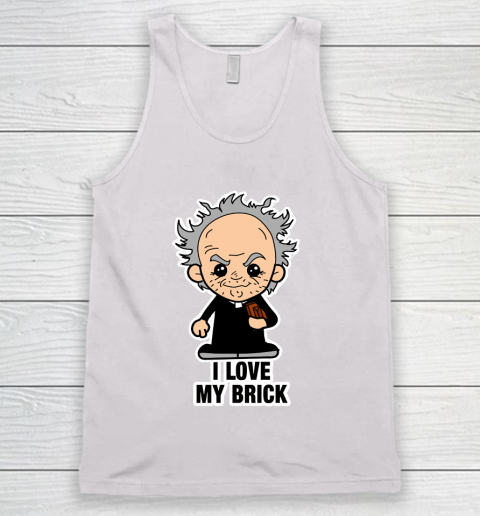 Father's Day Funny Gift Ideas Apparel  Lil Father Jack  Brick Tank Top