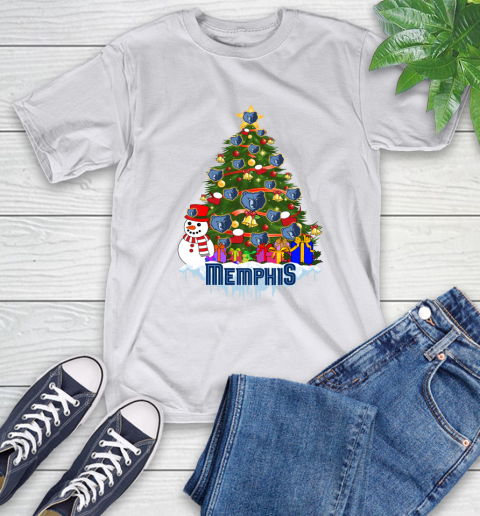 Memphis Grizzlies Merry Christmas NBA Basketball Sports T-Shirt 12