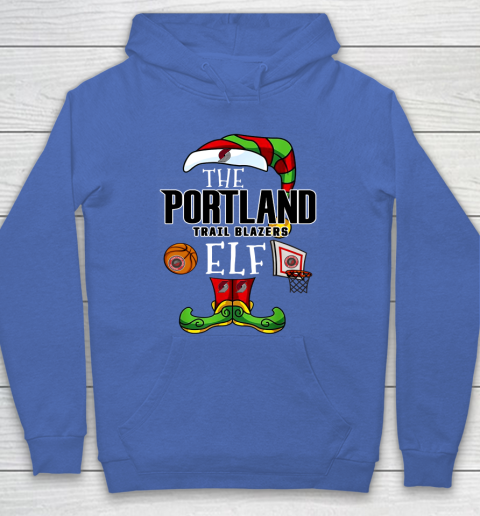 Portland Trail Blazers Christmas ELF Funny NBA Hoodie 6
