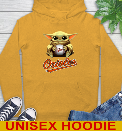 MLB Baseball Baltimore Orioles Star Wars Baby Yoda Shirt 15