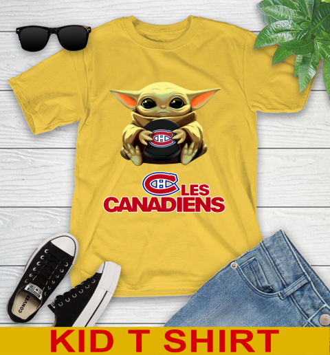 NHL Hockey Montreal Canadiens Star Wars Baby Yoda Shirt 108