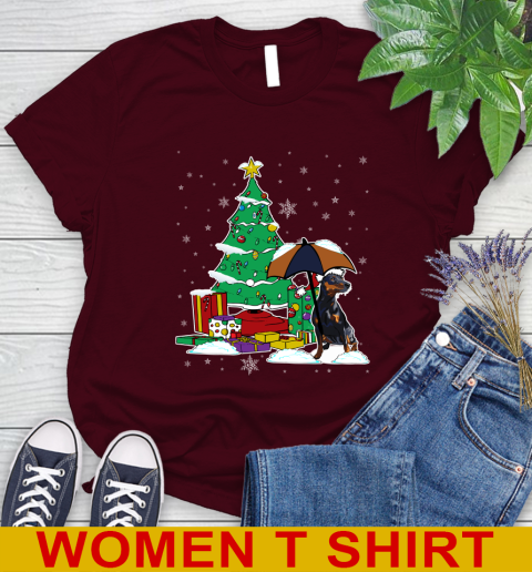 Dobermann Christmas Dog Lovers Shirts 90