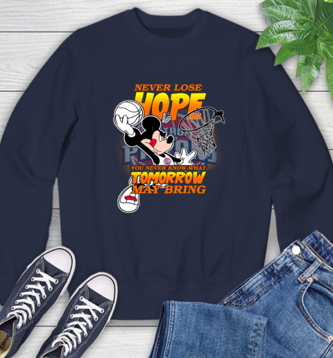 Detroit Pistons NBA Basketball Mickey Disney Never Lose Hope Sweatshirt 2