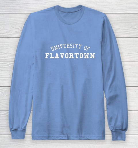 University Of Flavortown American Food Flavor Town Long Sleeve T-Shirt 8