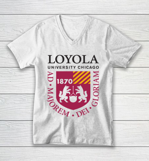 Loyola University Chicago 1870 V-Neck T-Shirt