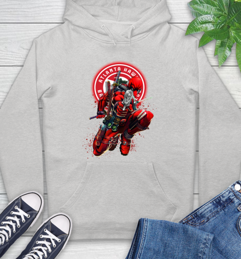 NBA Deadpool Marvel Comics Sports Basketball Atlanta Hawks Hoodie