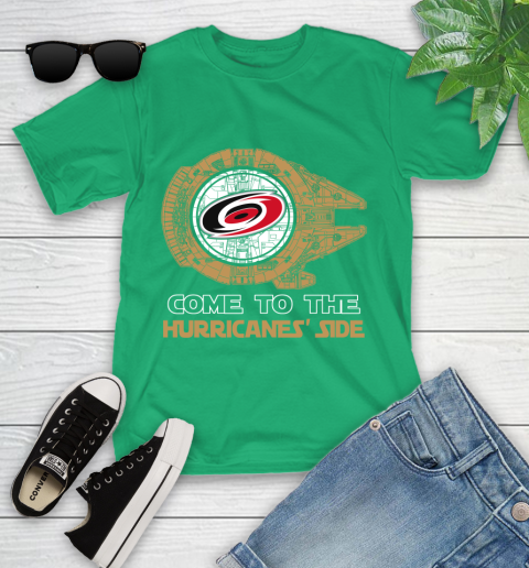 NHL Come To The Carolina Hurricanes Wars Hockey Sports Youth T-Shirt 8