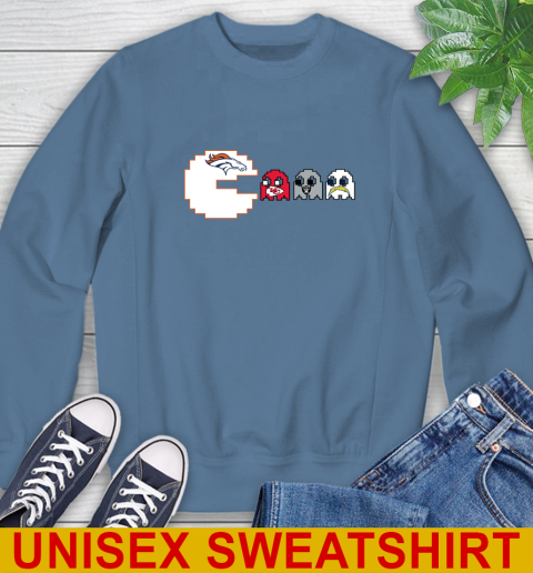 Denver Broncos NFL Football Pac Man Champion Sweatshirt 8