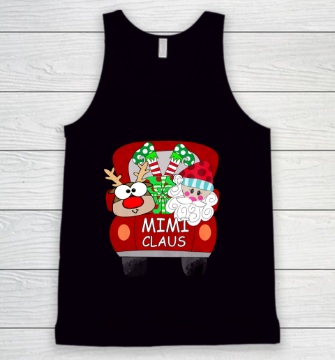 Mimi Claus Santa Car Christmas Funny Mimi Gift Tank Top