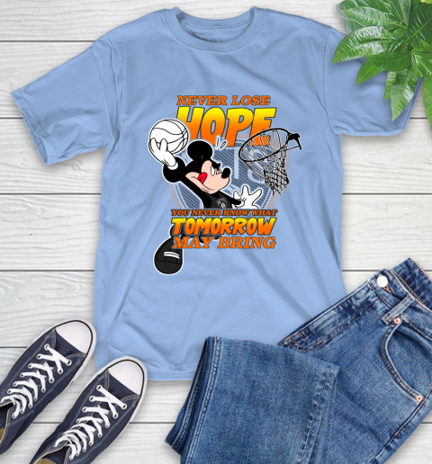 Brooklyn Nets NBA Basketball Mickey Disney Never Lose Hope T-Shirt 12