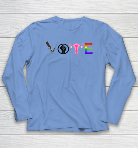 Vote Election Shirt Blm Pro Choice Gun Reform Lgbtq Long Sleeve T-Shirt 6