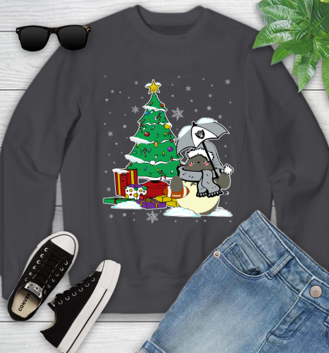 Oakland Raiders NFL Football Cute Tonari No Totoro Christmas Sports Youth Sweatshirt 5